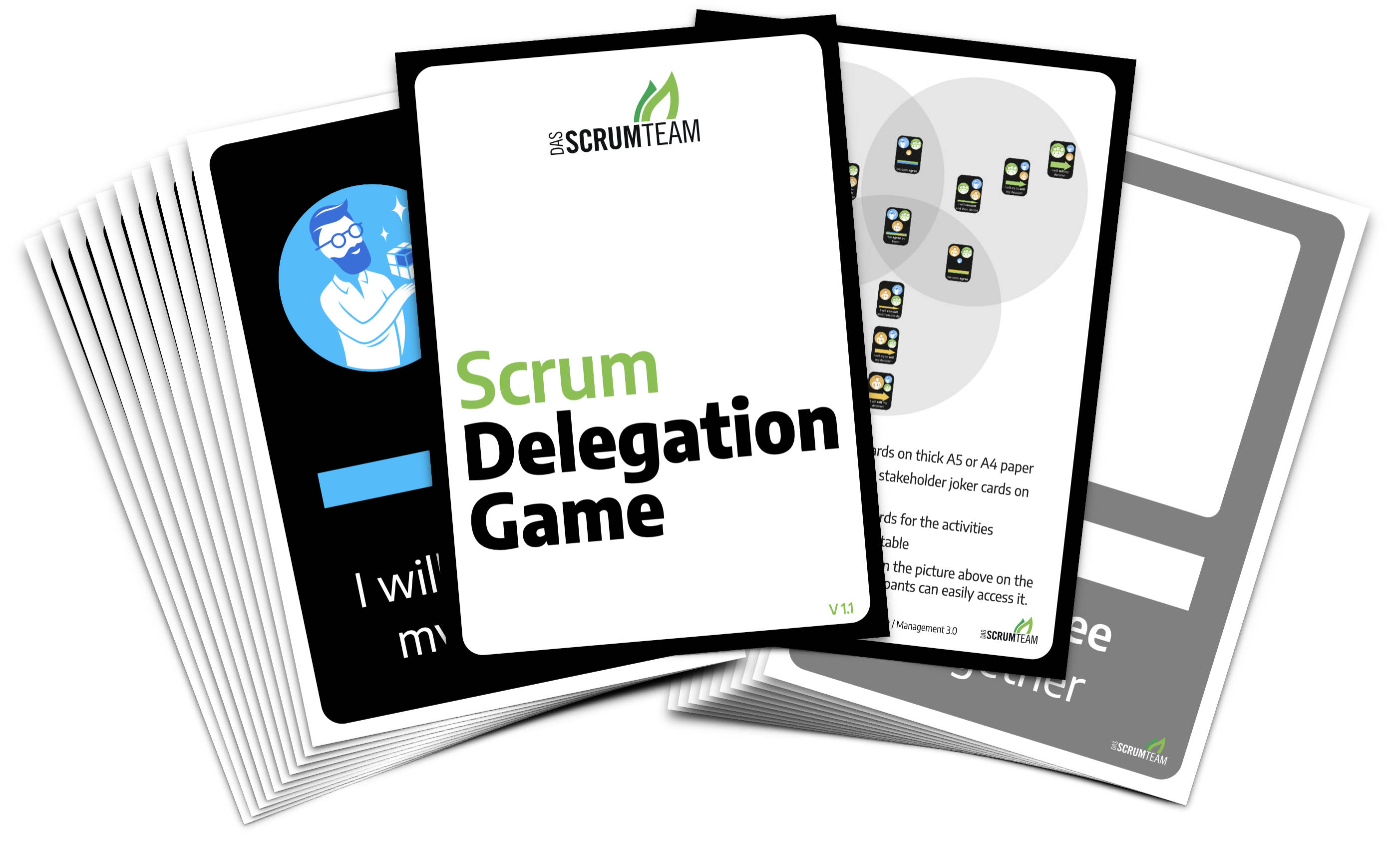 Scrum Delegation Game Karten